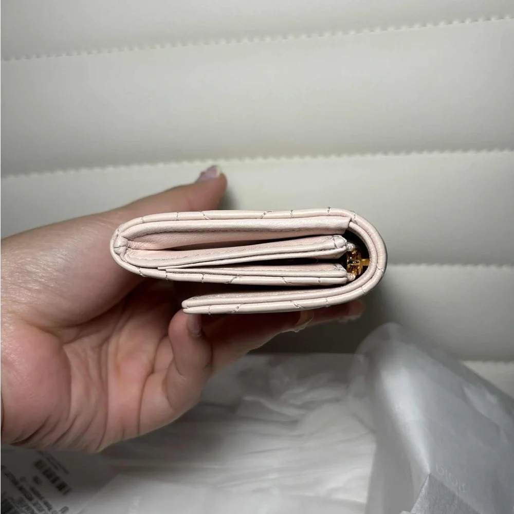 Dior Nude Quilted Leather Wallet
